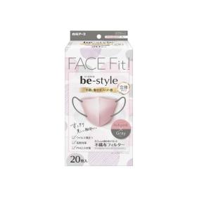 アッシュピンク×グレー　