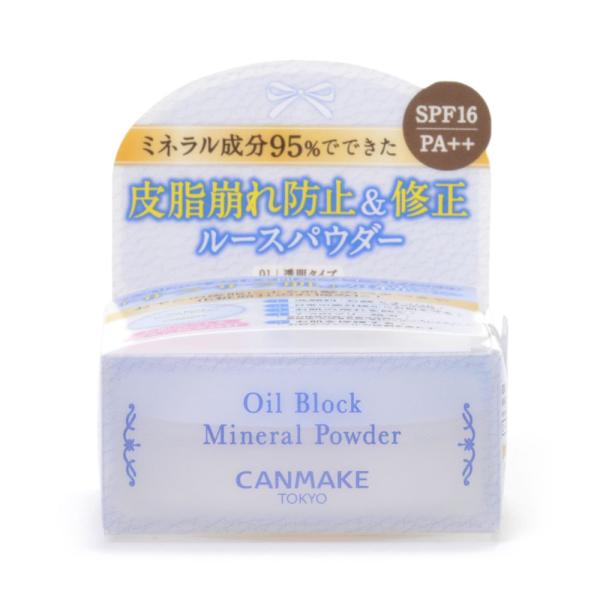 CANMAKE Oil Block Mineral Powder 01 Clear│AINZ& AINZ&TULPE WEBSTORE