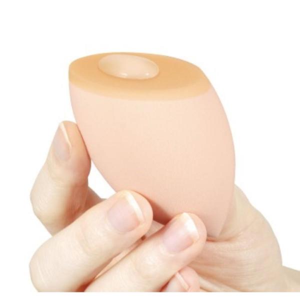 貝印 ファンデーションが染みこみにくいパフ(3D)