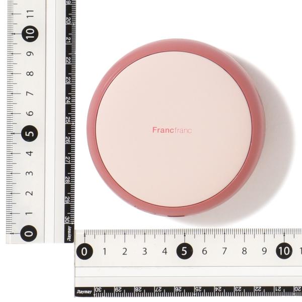 Francfranc　両手で使える充電式カイロ　ピンク