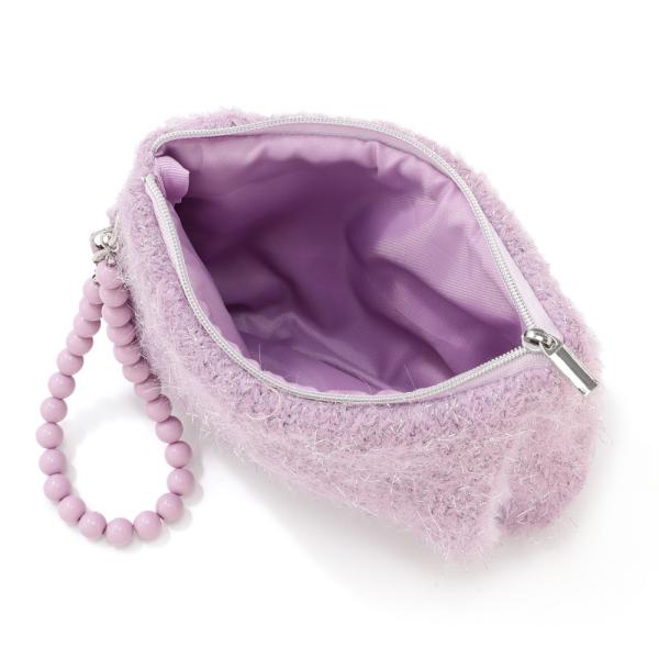 Francfranc　両手を温められるカイロポーチ　パープル