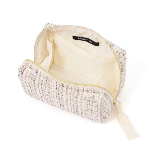 Francfranc　ツイード ポーチ S