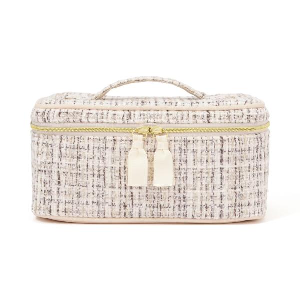 Francfranc　ツイード バニティポーチ S