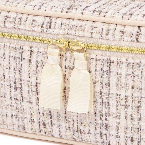 Francfranc　ツイード バニティポーチ S