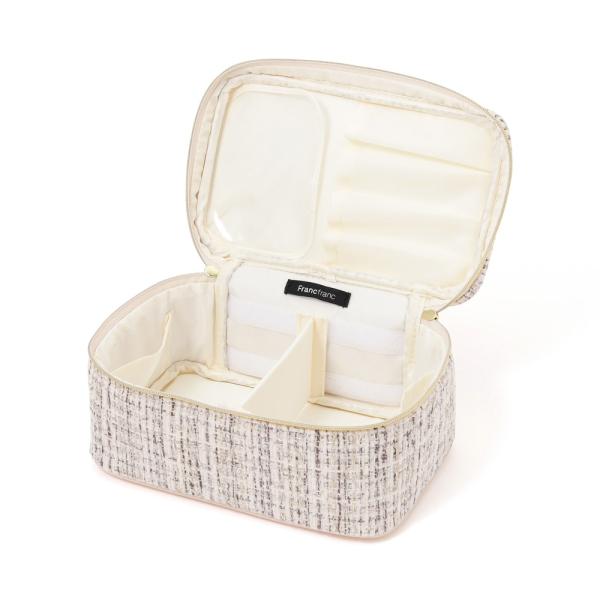 Francfranc　ツイード バニティポーチ S