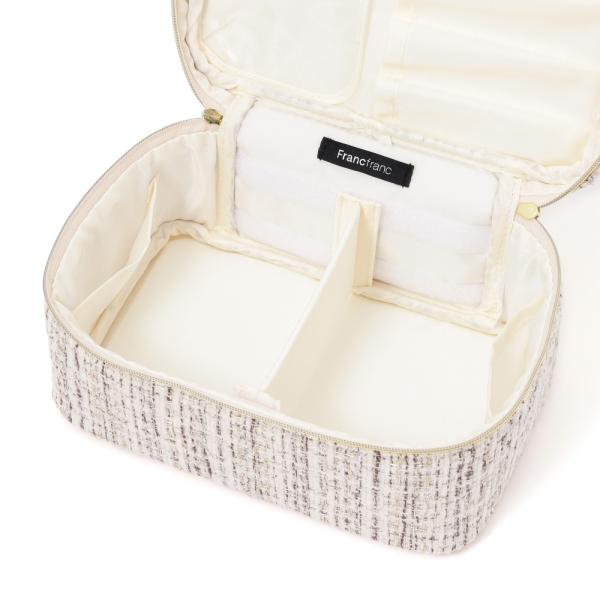 Francfranc　ツイード バニティポーチ S