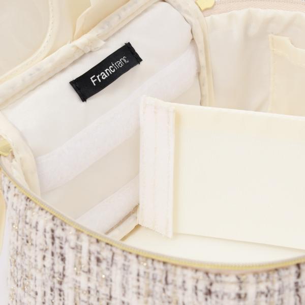 Francfranc　ツイード バニティポーチ S