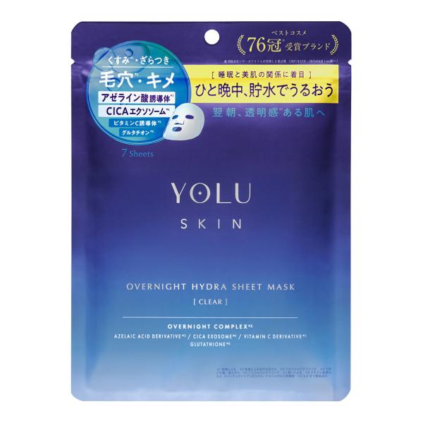 YOLU　ヨル　スキン　オーバーナイト　ハイドラシートマスク