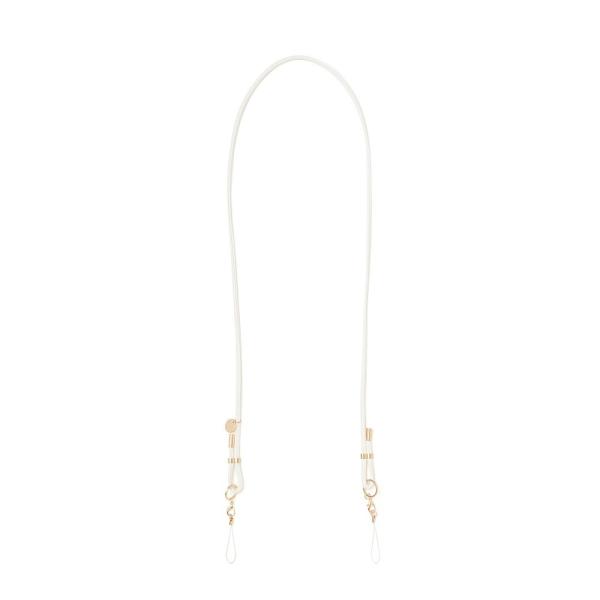 Francfranc　フレ ネックストラップ シンプル ホワイト