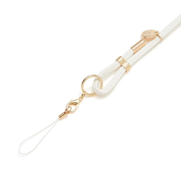 Francfranc　フレ ネックストラップ シンプル ホワイト