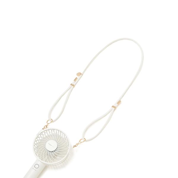 Francfranc　フレ ネックストラップ シンプル ホワイト