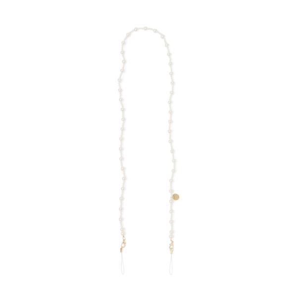 Francfranc　フレ ネックストラップ パール ホワイト