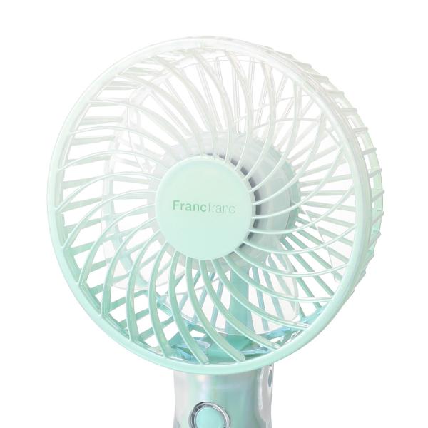 Francfranc　フレ ハンディファン ウェーブ グリーン