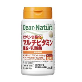 Dear-Natura　ディアナチュラ　ビタミンD強化 マルチビタミン・亜鉛・乳酸菌(30日分)