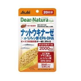 Dear-Natura Style　ナットウキナーゼ×α-リノレン酸・EPA・DHA(20日分)