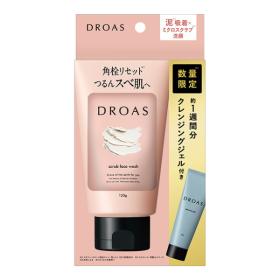 DROAS ドロアス　クレイマイルドスクラブウォッシュ　ミニクレンジングジェル付きセット