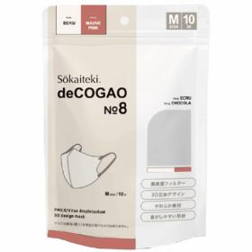 Sokaiteki deCOGAO No.8 Mサイズ  エクリュ/モーヴピンク