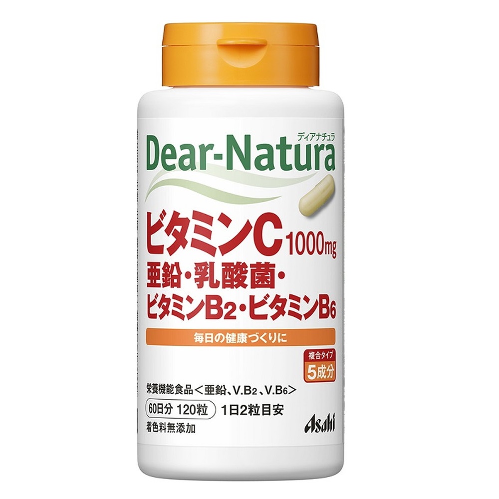 Dear-Natura　ビタミンC・亜鉛・乳酸菌・ ビタミンB2・ビタミンB6(60日分)