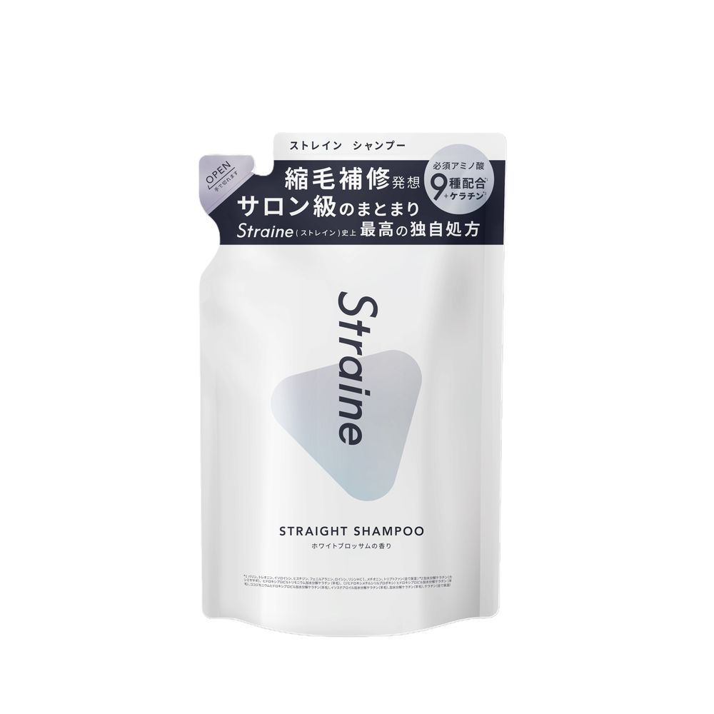 Straine　STRAIGHT　SHAMPOO　つめかえ用　ホワイトブロッサムの香り