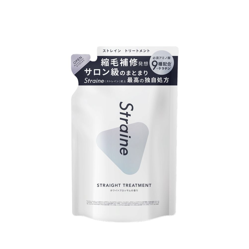 Straine　STRAIGHT　TREATMENTつめかえ用　ホワイトブロッサムの香り