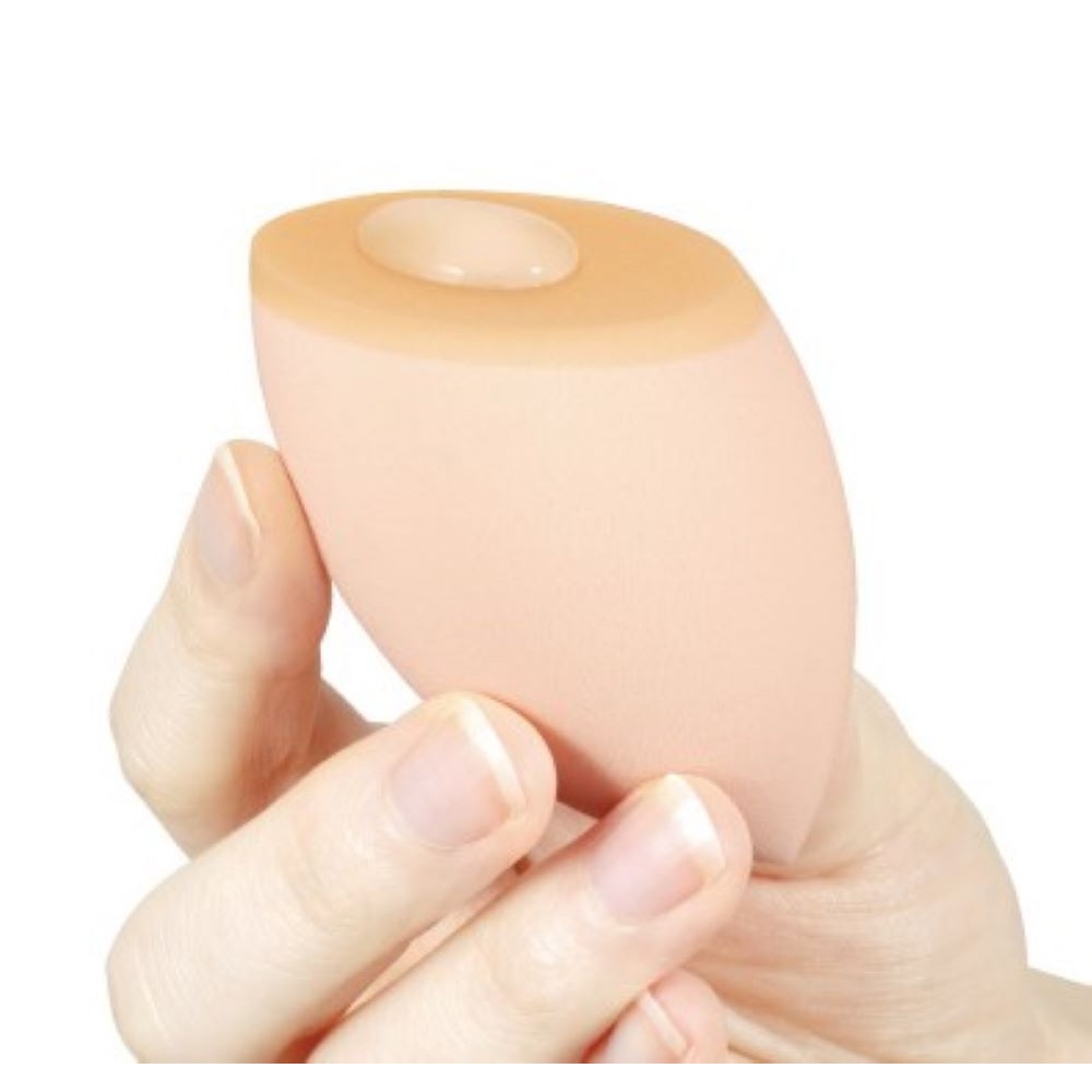 貝印 ファンデーションが染みこみにくいパフ(3D)