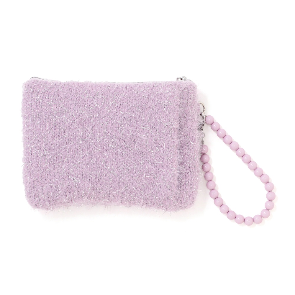 Francfranc　両手を温められるカイロポーチ　パープル