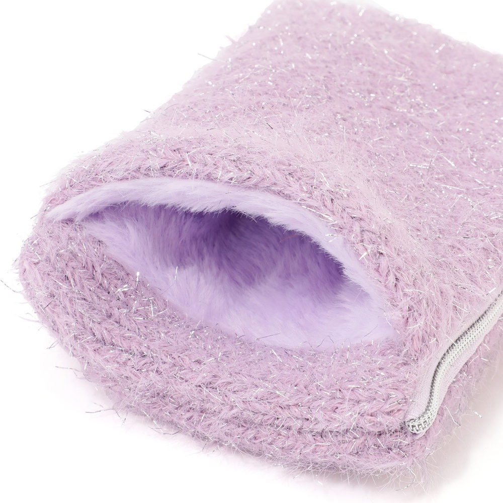 Francfranc　両手を温められるカイロポーチ　パープル