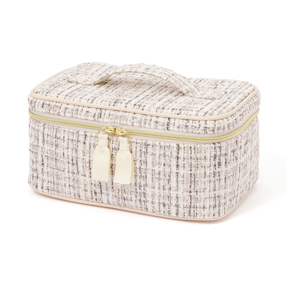 Francfranc　ツイード バニティポーチ S