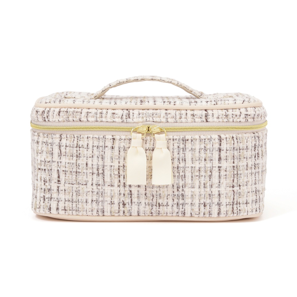 Francfranc　ツイード バニティポーチ S