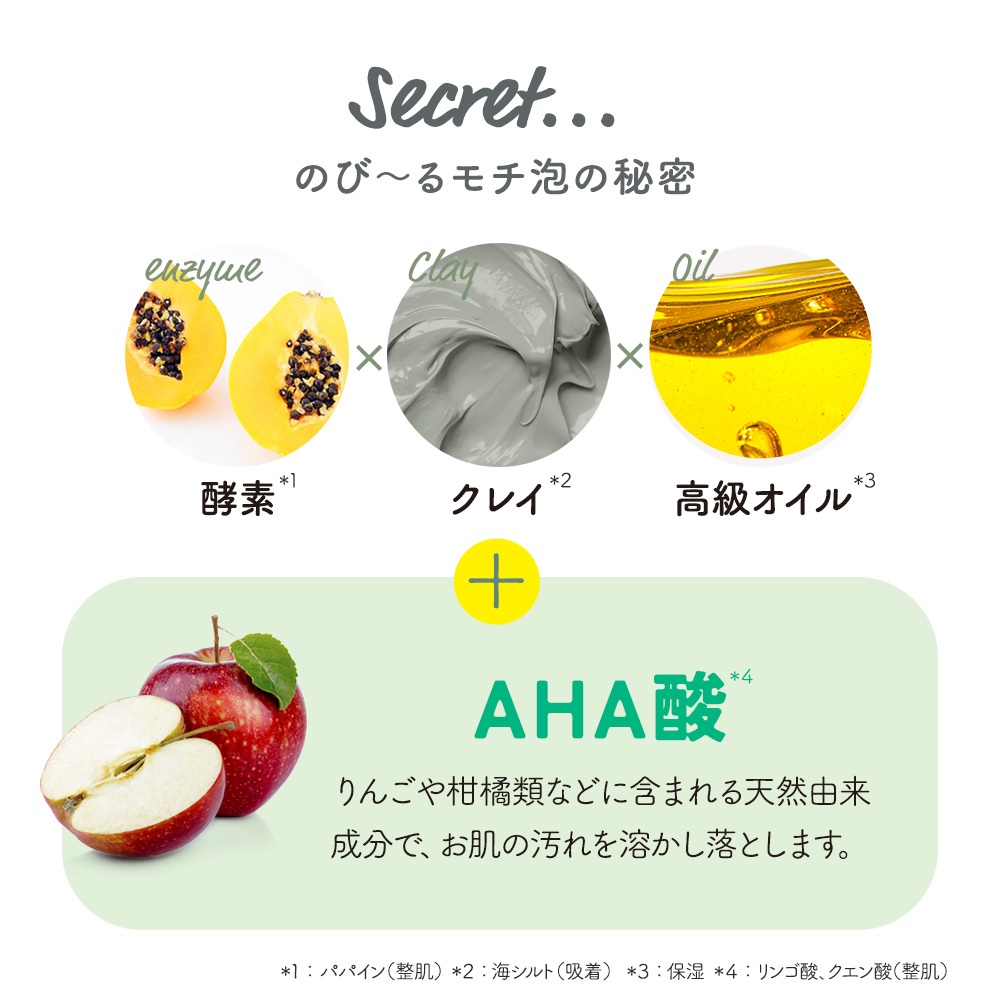 MoccHi SKIN モッチスキン吸着泡洗顔BLK(炭) 白・炭|正規取扱・公式