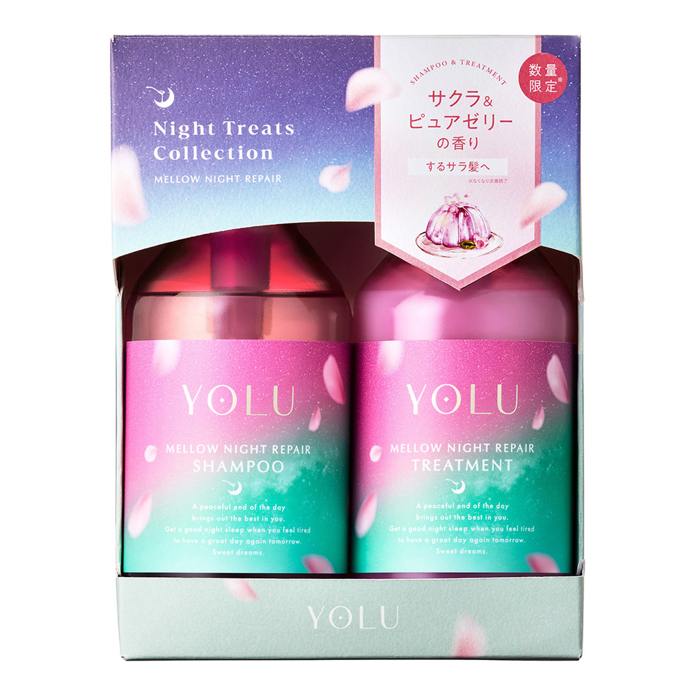 YOLU ヨル トリーツ スプリング メロウナイトリペアヘアケアセット