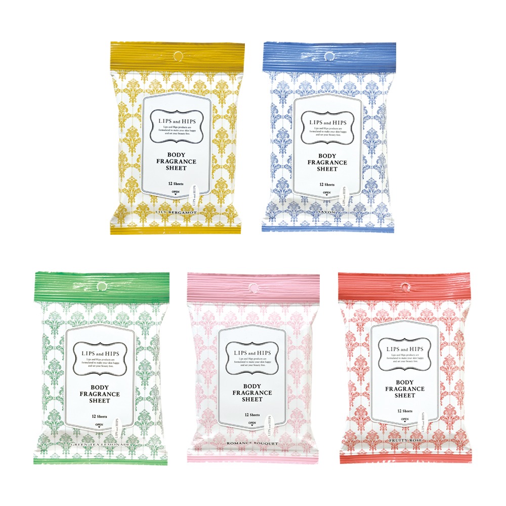 LIPS and HIPS　ボディフレグランスシート