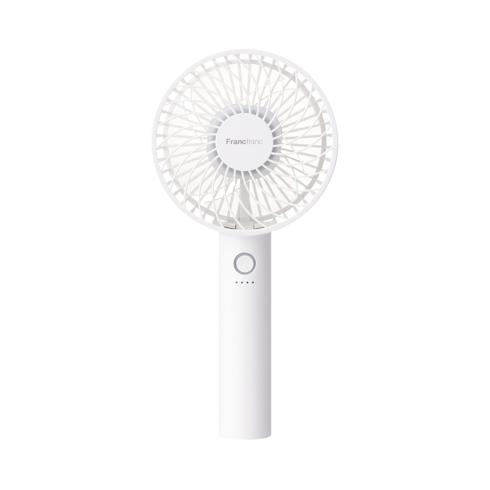 Francfrancフレ ハンディファン ホワイト