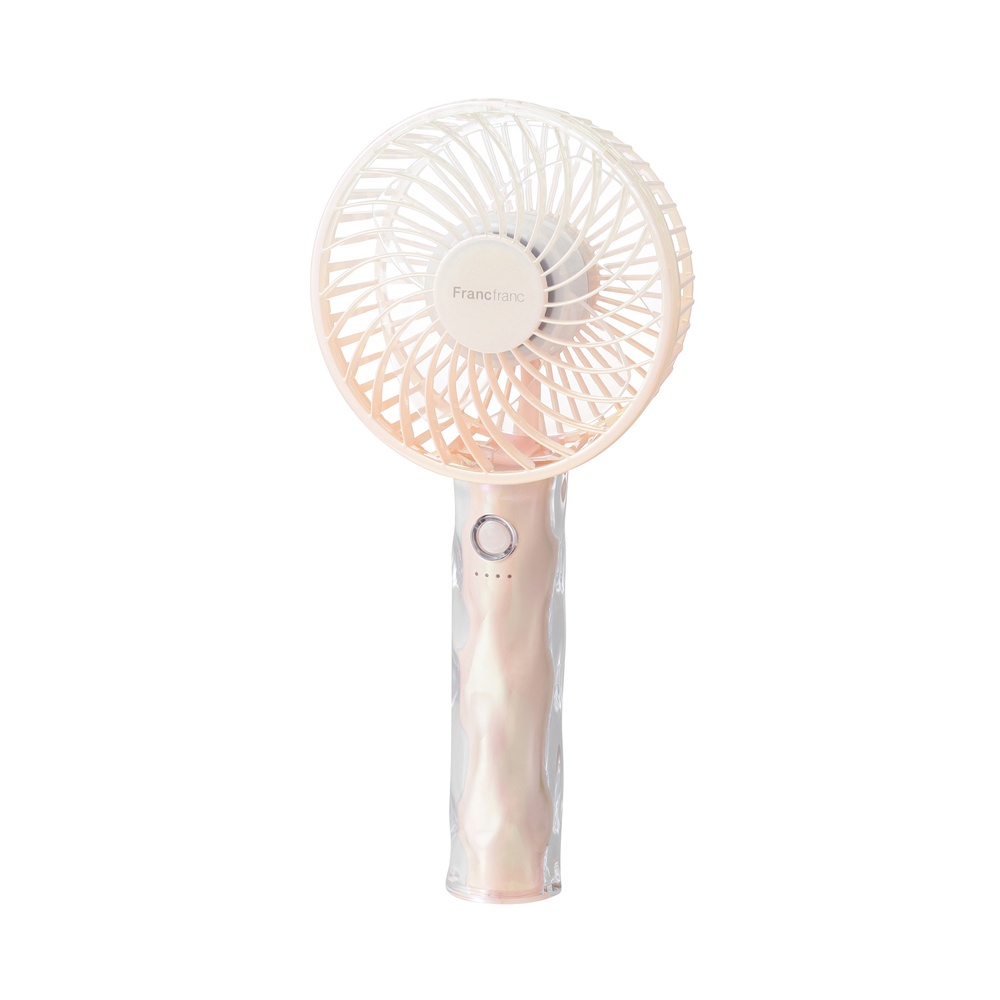 Francfranc　フレ ハンディファン ウェーブ ピンク