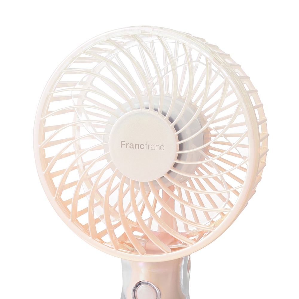 Francfranc　フレ ハンディファン ウェーブ ピンク