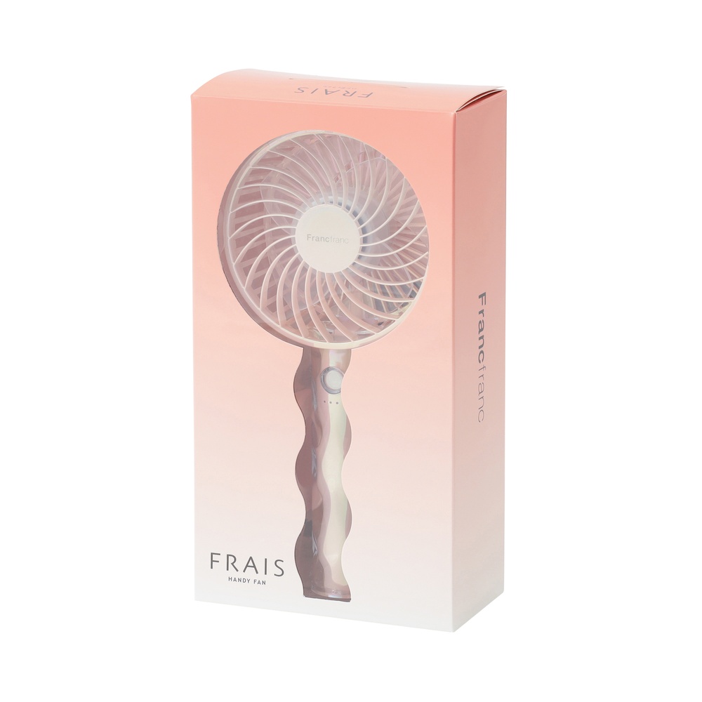 Francfranc　フレ ハンディファン ウェーブ ピンク