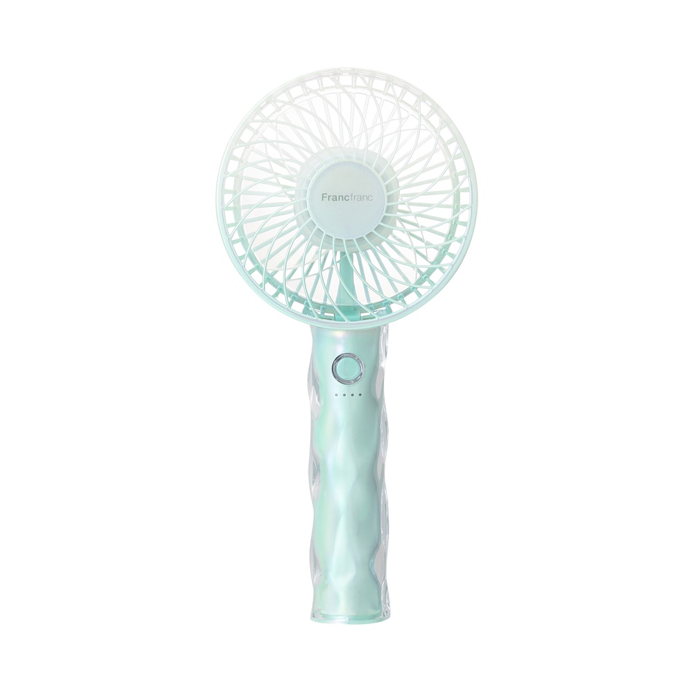 Francfranc　フレ ハンディファン ウェーブ グリーン