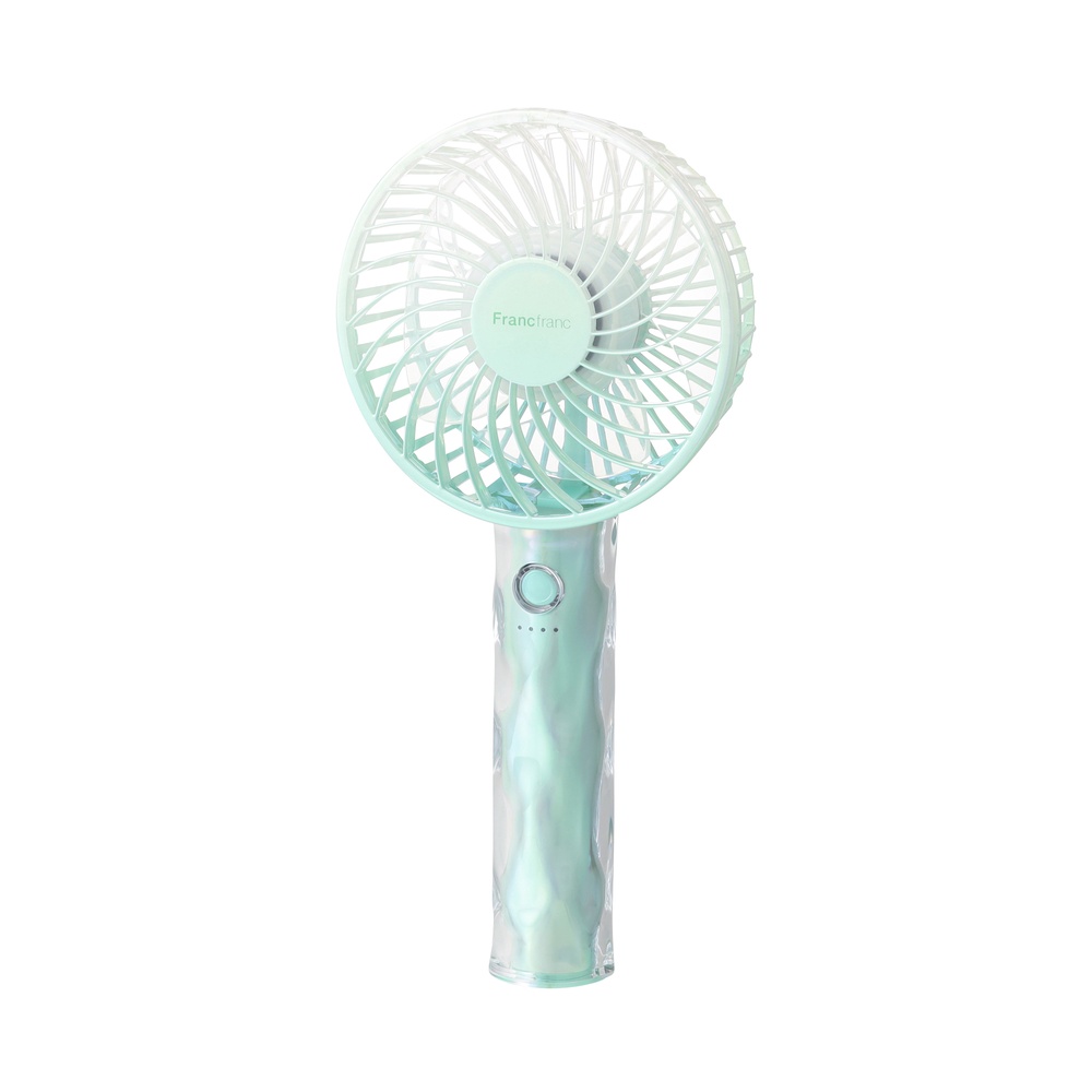 Francfranc　フレ ハンディファン ウェーブ グリーン