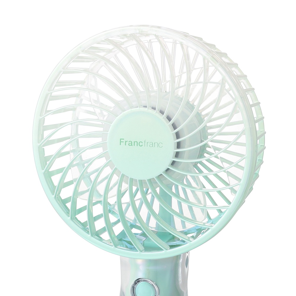 Francfranc　フレ ハンディファン ウェーブ グリーン