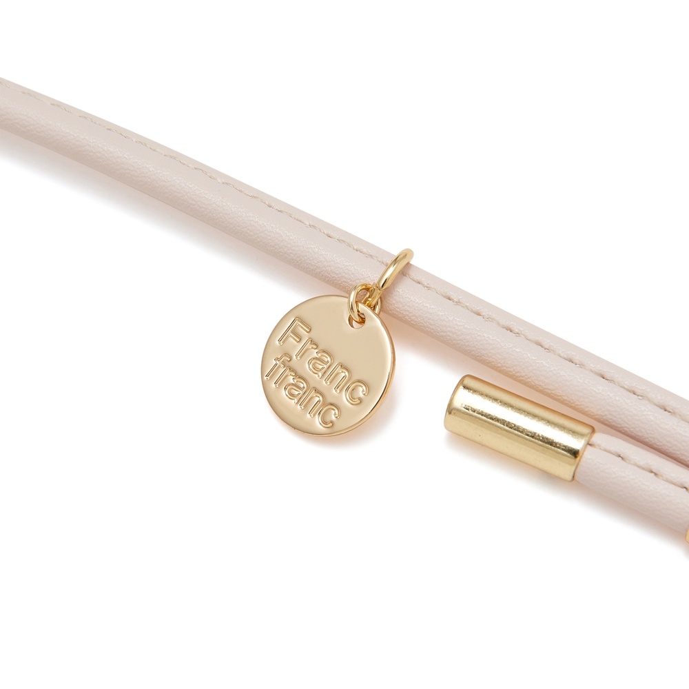 Francfranc　フレ ネックストラップ シンプル ピンク