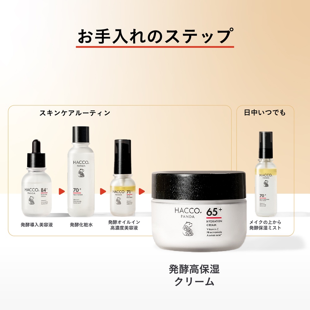 ハッコウパンダ 発酵高保湿クリーム