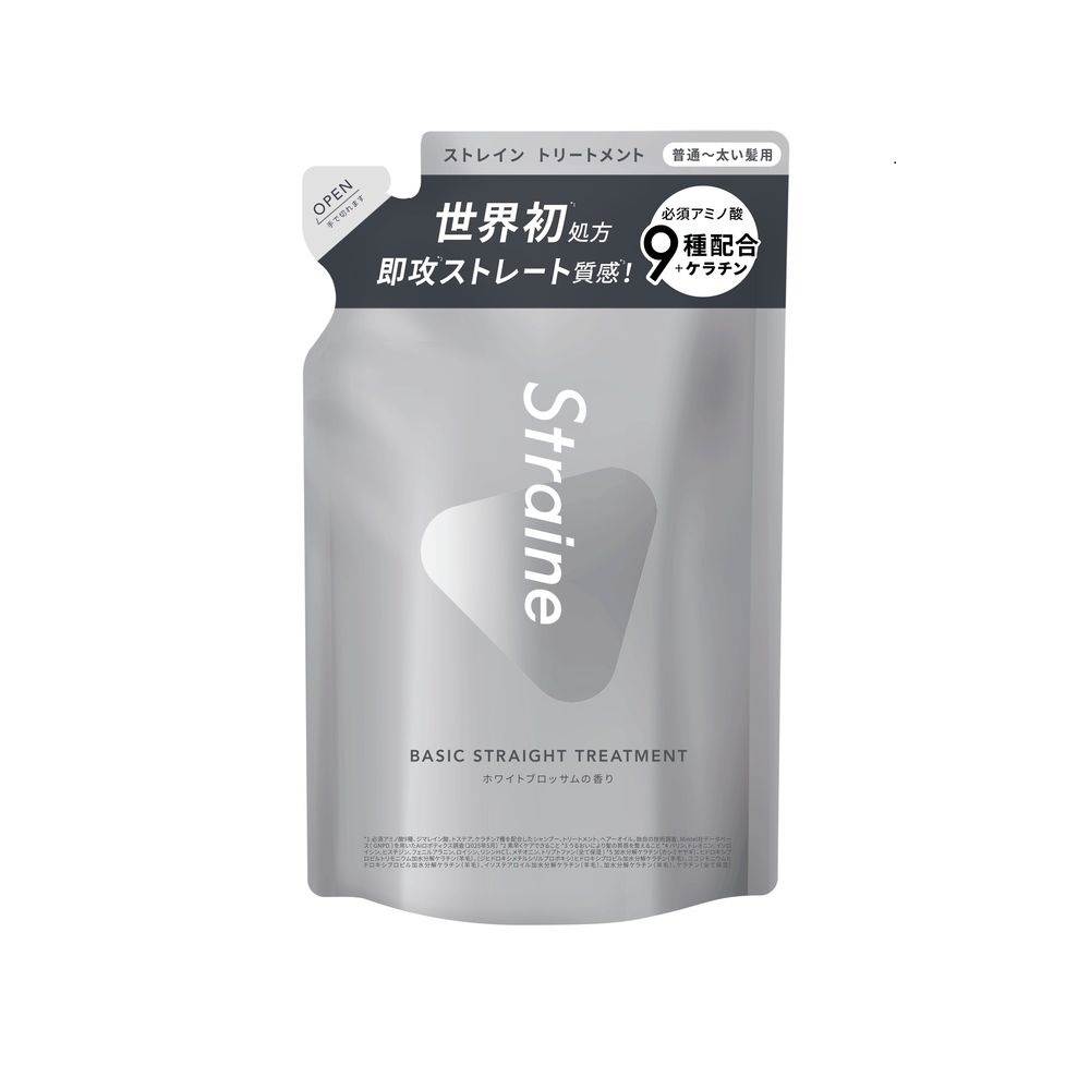 Straine　BASIC　STRAIGHT　TREATMENT　つめかえ用　ホワイトブロッサムの香り