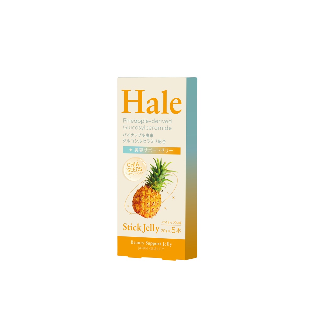 Hale パイナップル チアシード入りゼリー 5本入り