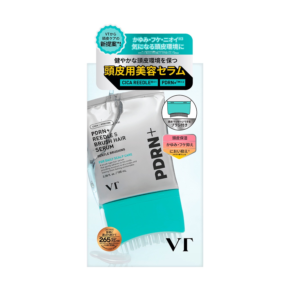 vt cosmetics VT　PDRN+　リードルS　ブラシヘアセラム　100mL